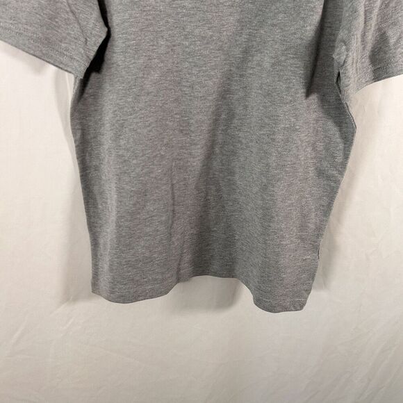 New Old Navy Polo Boys Medium Grey Short Sleeve Collared Cotton Blend - Picture 3 of 7